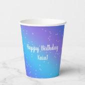 orca Killer Whale Birthday Papieren Bekers (Achterkant)