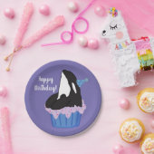 orca Killer Whale Birthday Papieren Bordje (Feest)