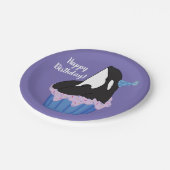 orca Killer Whale Birthday Papieren Bordje (Gekanteld)