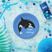  orca Killer Whale Birthday Papieren Bordje (Feest)