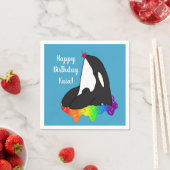  orca Killer Whale Birthday Servet (Insitu)