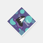 orca Killer Whale Birthday Servet (Hoek)