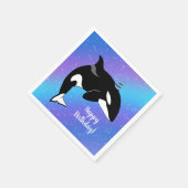  orca Killer Whale Birthday Servet (Hoek)