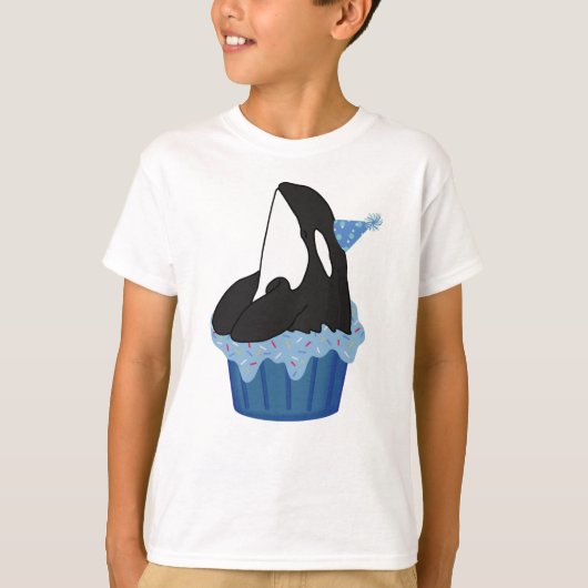  orca Killer Whale Birthday  T-shirt (Voorkant)