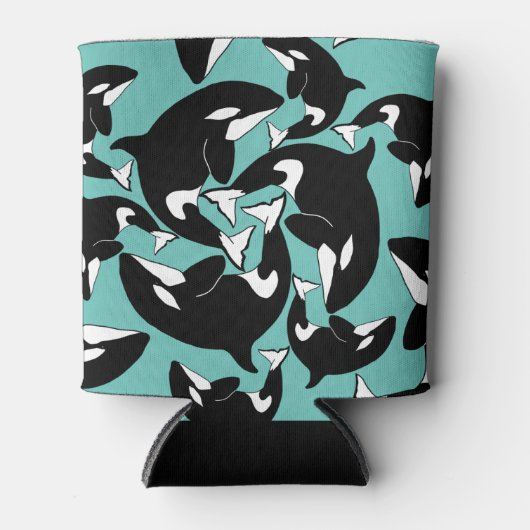 Orca Killer Whale Blikjeskoeler (Voorkant)