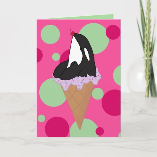  Orca Killer Whale Briefkaart (Voorkant)