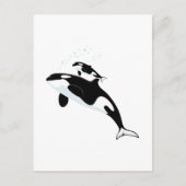 Orca Killer Whale Briefkaart (Voorkant)