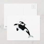 Orca Killer Whale Briefkaart (Voorkant / Achterkant)