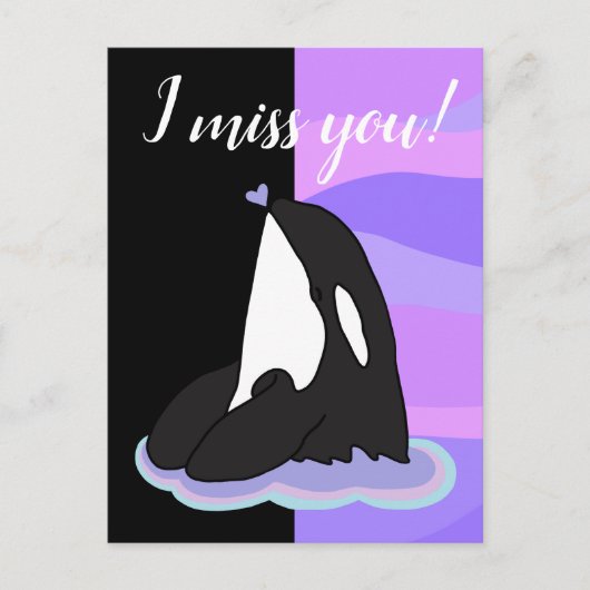 Orca Killer Whale Briefkaart (Voorkant)