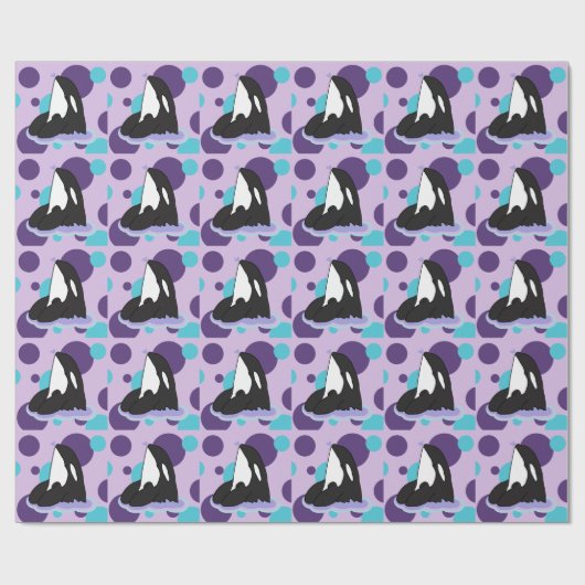 Orca Killer Whale Cadeaupapier (Vlak)