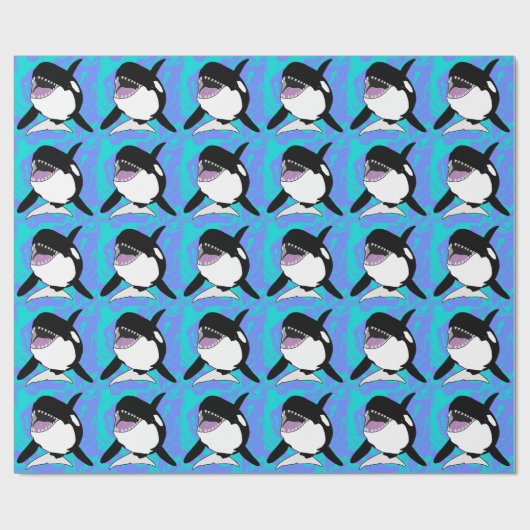 Orca Killer Whale Cadeaupapier (Vlak)