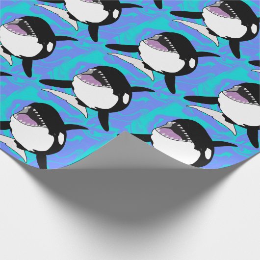 Orca Killer Whale Cadeaupapier (Hoek)