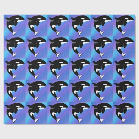 Orca Killer Whale Cadeaupapier (Vlak)