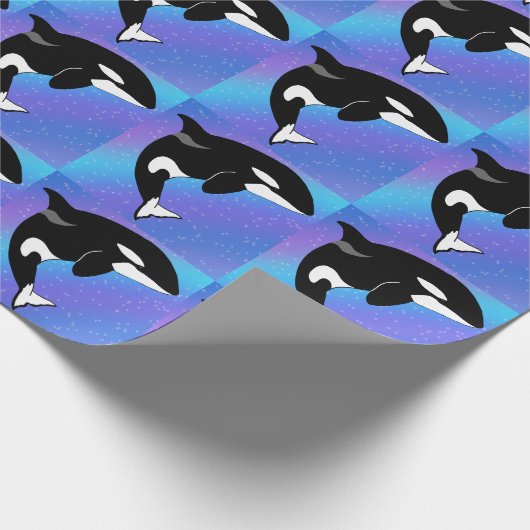 Orca Killer Whale Cadeaupapier (Hoek)