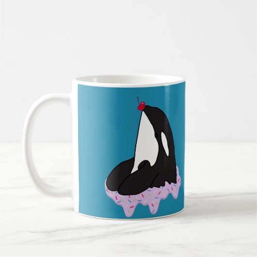 Orca Killer Whale Coffee Mok (Links)