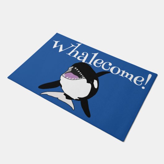 Orca Killer Whale Deurmat (Schuin)