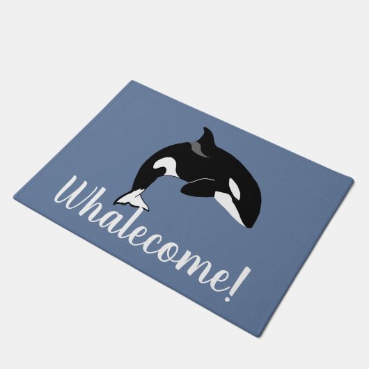 Orca Killer Whale Deurmat (Schuin)