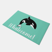 Orca Killer Whale Deurmat (Schuin)