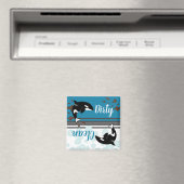 Orca Killer Whale Dirty/Clean Magneet (Insitu (Vaatwasser))