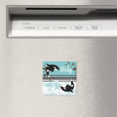 Orca Killer Whale Dirty/Clean Magneet (Insitu (Vaatwasser))
