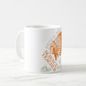 Orca Killer Whale Dolphin Marine Science Bioloog Koffiemok (Voorkant links)