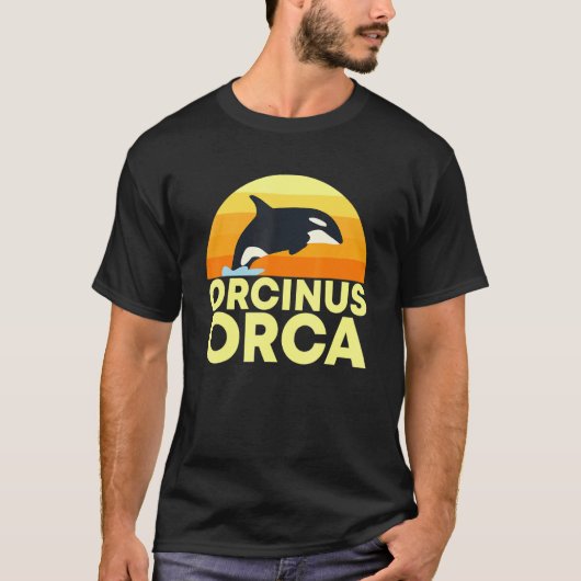 Orca Killer Whale Dolphin Marine Science Bioloog T-shirt (Voorkant)
