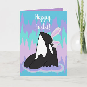 Orca Killer Whale Easter Kaart