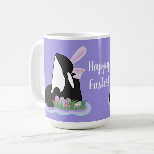 Orca Killer Whale Easter Koffiemok (Voorkant links)