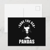 Orca Killer Whale Funny Gezegde Briefkaart (Voorkant / Achterkant)