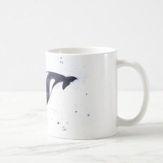 Orca Killer whale illustratie Koffiemok