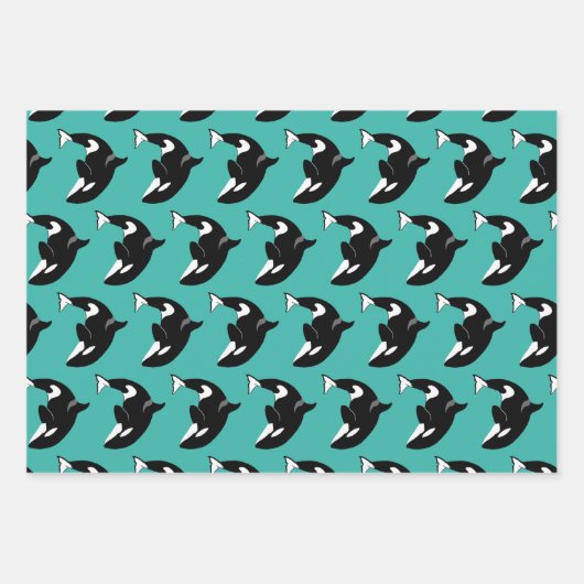 Orca Killer Whale Inpakpapier Vel (Voorkant 2)