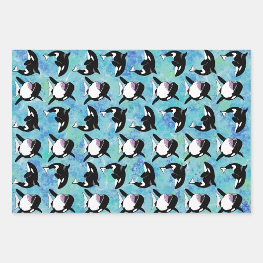 Orca Killer Whale Inpakpapier Vel (Voorkant)