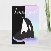 Orca Killer Whale Kaart (Voorkant)