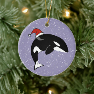 Orca Killer Whale Keramisch Ornament