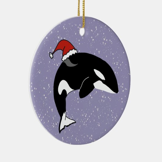 Orca Killer Whale Keramisch Ornament (Rechts)