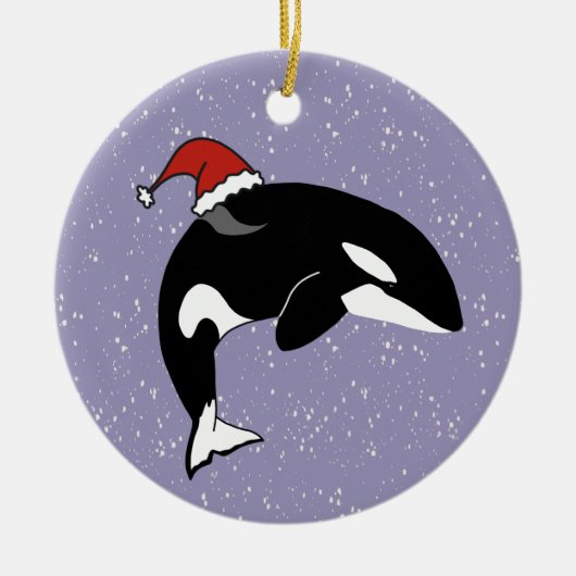 Orca Killer Whale Keramisch Ornament (Voorkant)