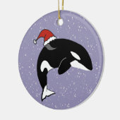 Orca Killer Whale Keramisch Ornament (Links)