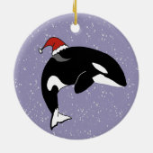 Orca Killer Whale Keramisch Ornament (Achterkant)