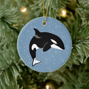 Orca Killer Whale Keramisch Ornament
