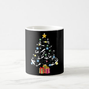 Orca Killer Whale & kerstboom Koffiemok