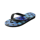 Orca Killer Whale Kinder Teenslippers (Schuin)