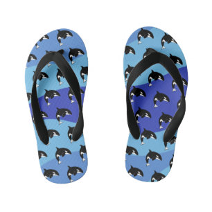 Orca Killer Whale Kinder Teenslippers