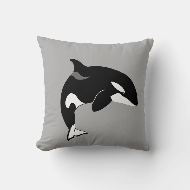 Orca Killer Whale Kussen (Voorkant)