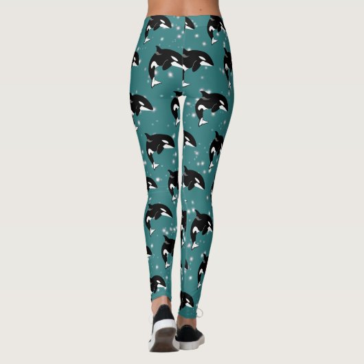 Orca Killer Whale Leggings (Achterkant)