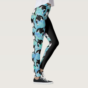 Orca Killer Whale Leggings