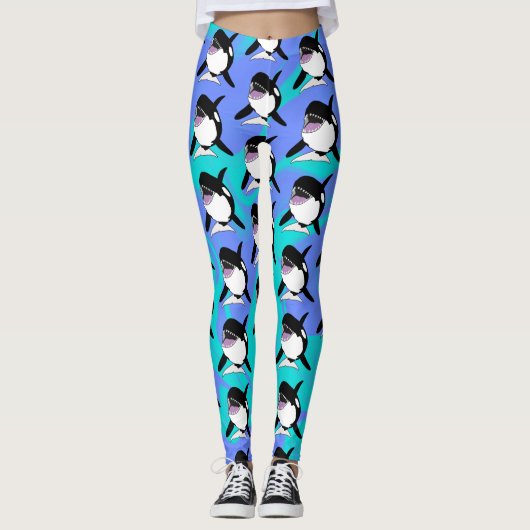 Orca Killer Whale Leggings (Voorkant)