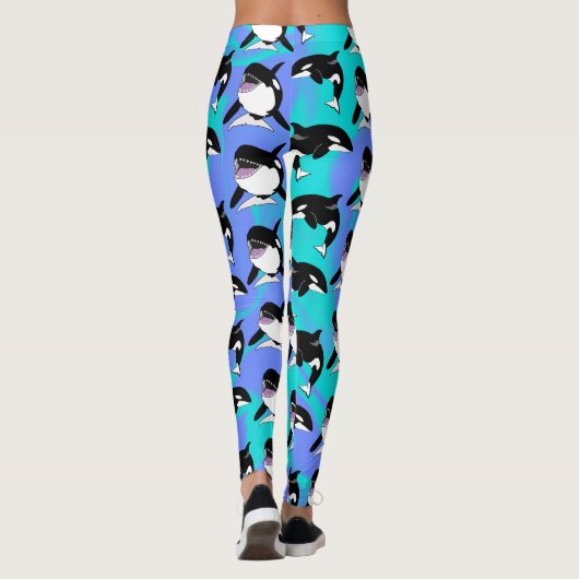 Orca Killer Whale Leggings (Achterkant)