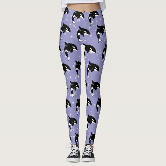 Orca Killer Whale Leggings (Voorkant)