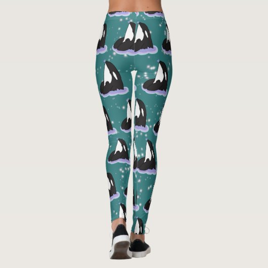 Orca Killer Whale Leggings (Achterkant)