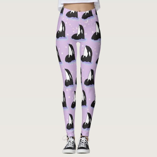 Orca Killer Whale Leggings (Voorkant)